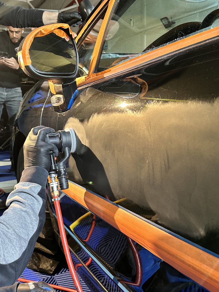 Formation polissage poncage carrosserie haut de gamme – Expertise correction vernis en Suisse